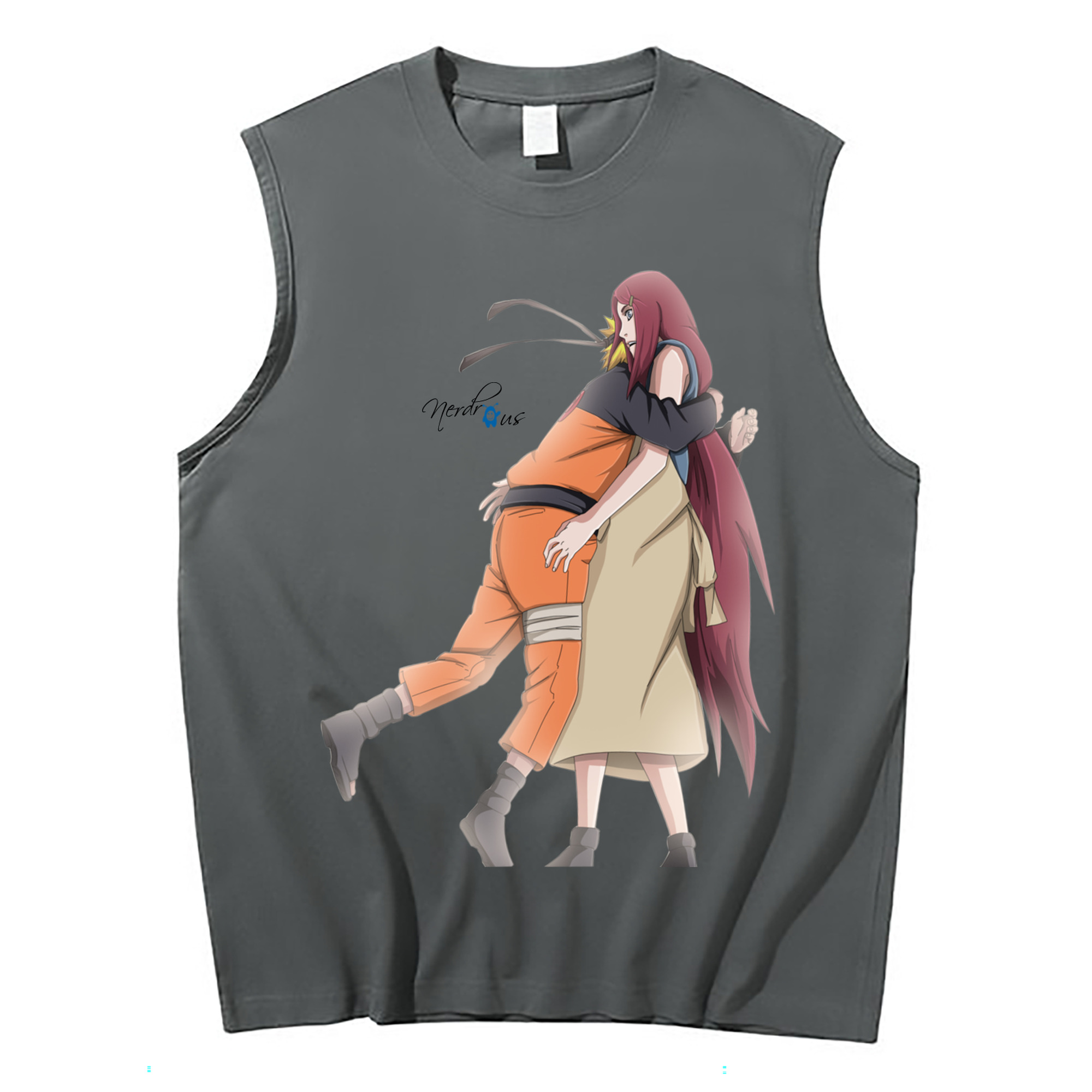 （画像用） NARUTO -ナルト- うずまき ナルト Uzumaki Naruto コットン100％タンクトップ（フロントプリント）